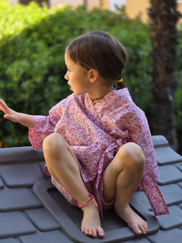 Pyjamas Sleepwear Jimbei Custom Tailored Made in Italy Bebè Kids Children Woman Man Matching Set Pigiami Coordinati Bambini Donna Uomo