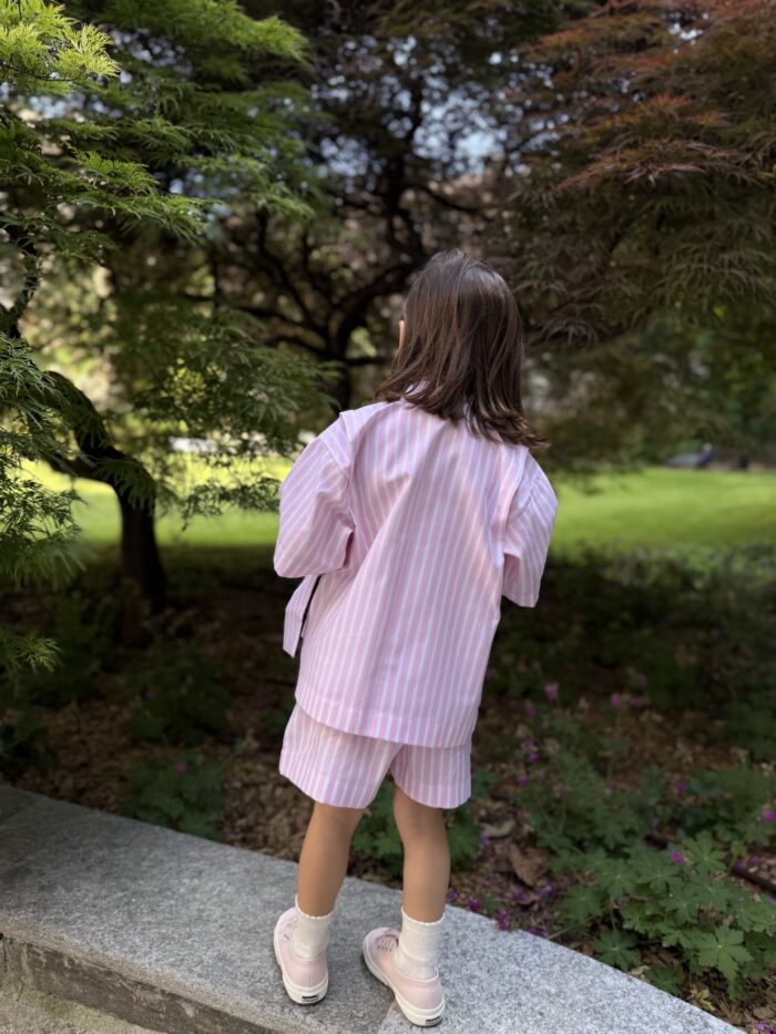 Pyjamas Sleepwear Jimbei Custom Tailored Made in Italy Bebè Kids Children Woman Man Matching Set Pigiami Coordinati Bambini Donna Uomo
